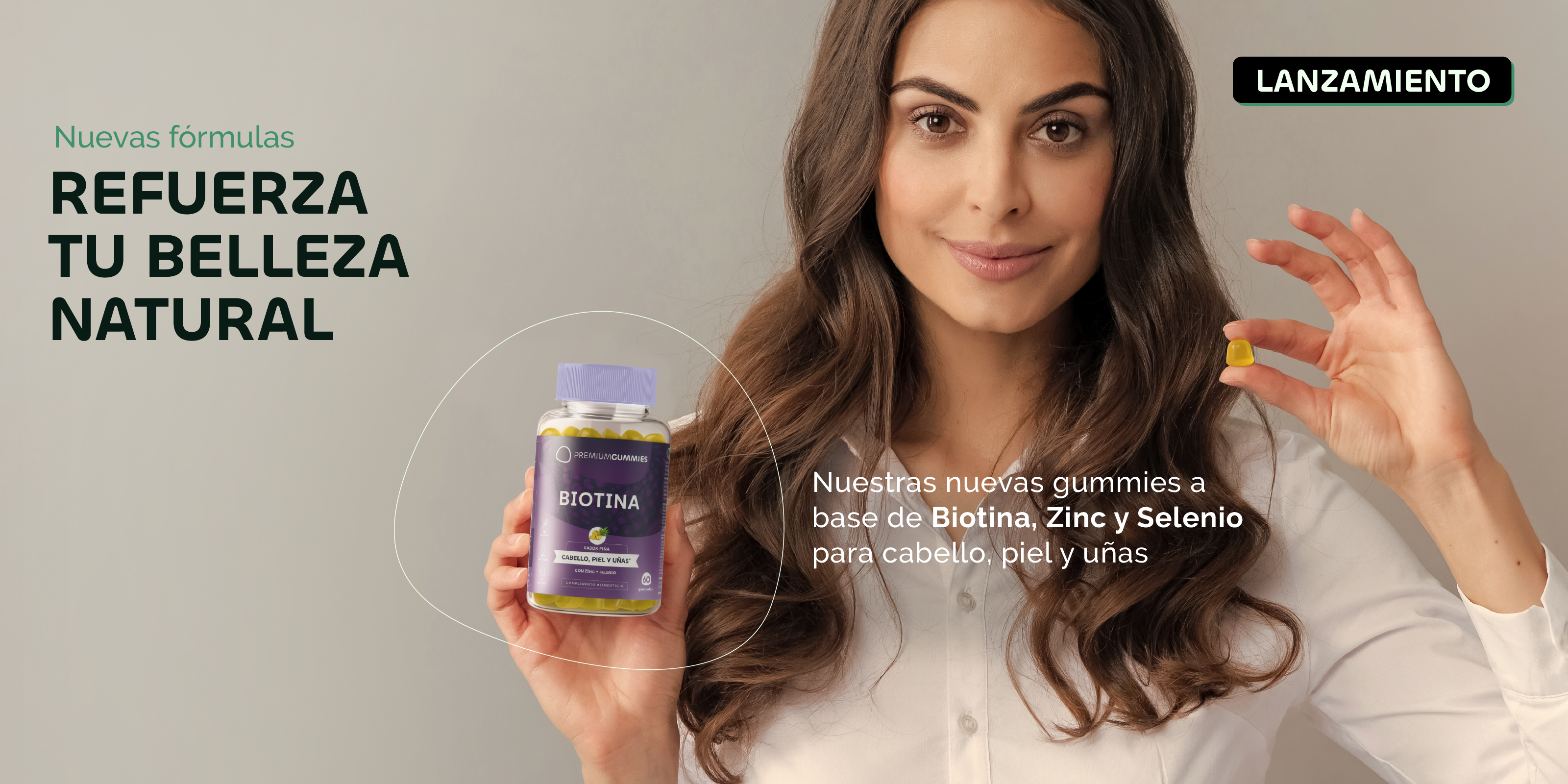 Revoluciona tu rutina de belleza con las nuevas Premium Gummies Biotina